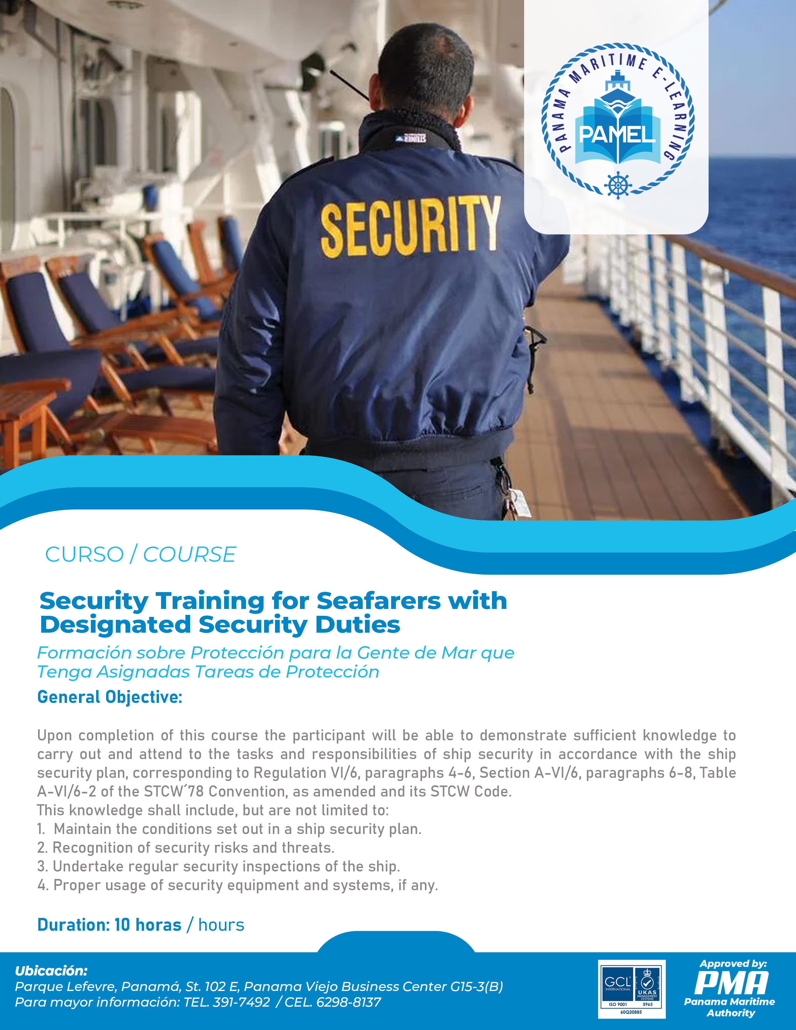 Security Training for Seafarers with Designated Security Duties