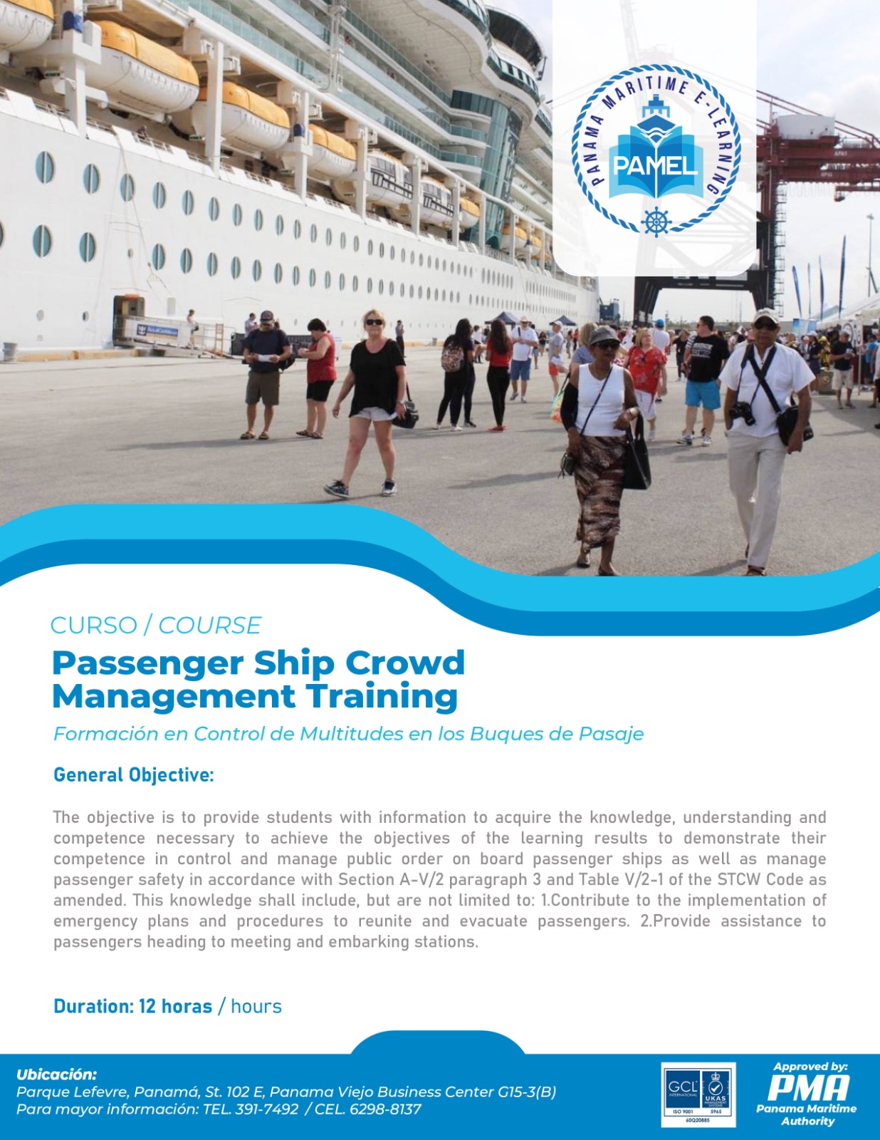 Passenger Ship Crowd Management Training