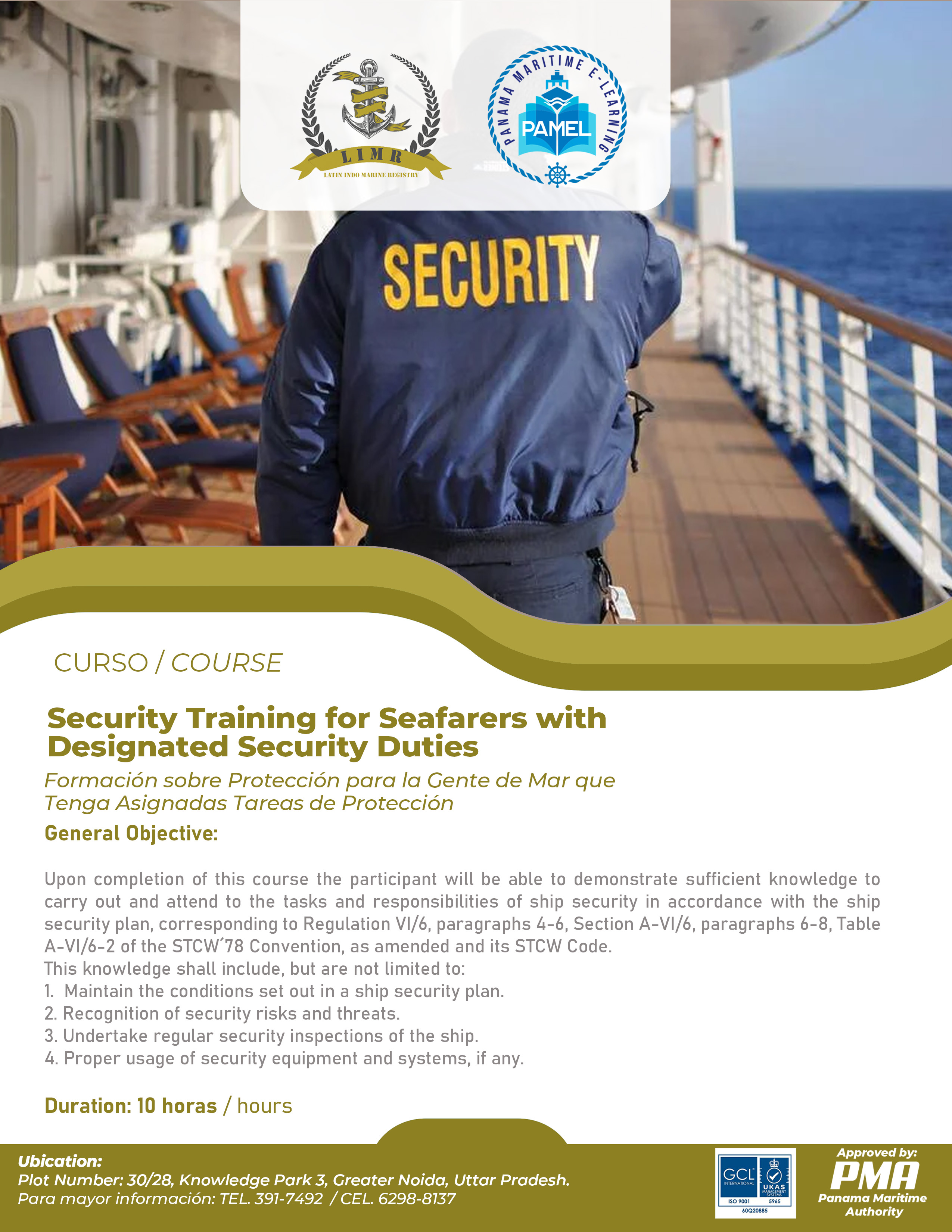 Security Training for Seafarers with Designated Security Duties