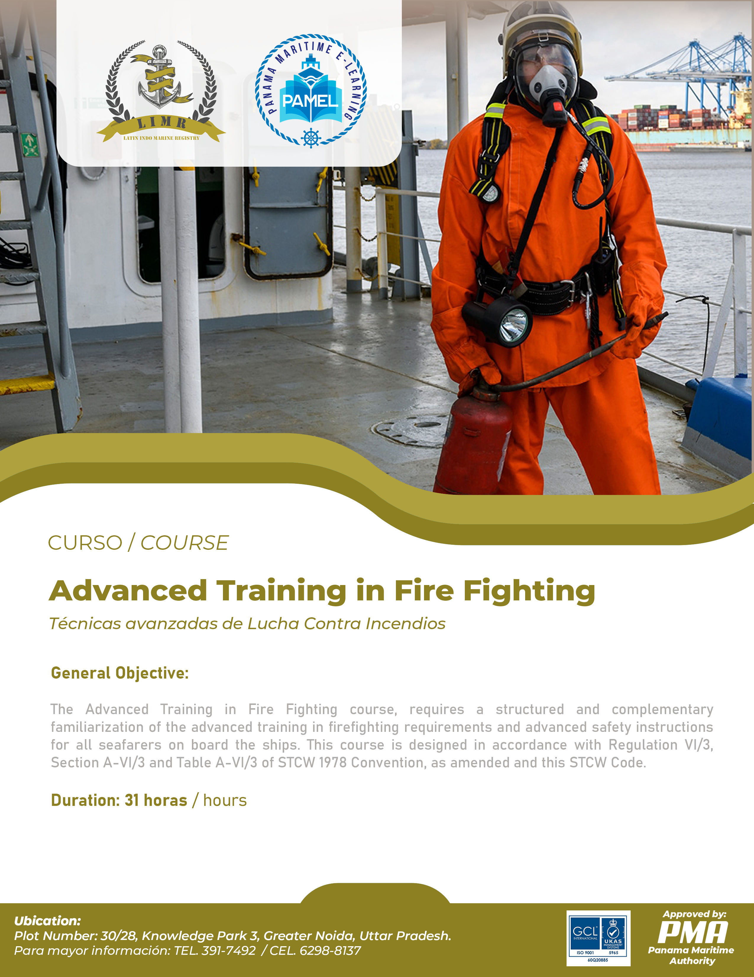 Advanced Training in Fire Fighting