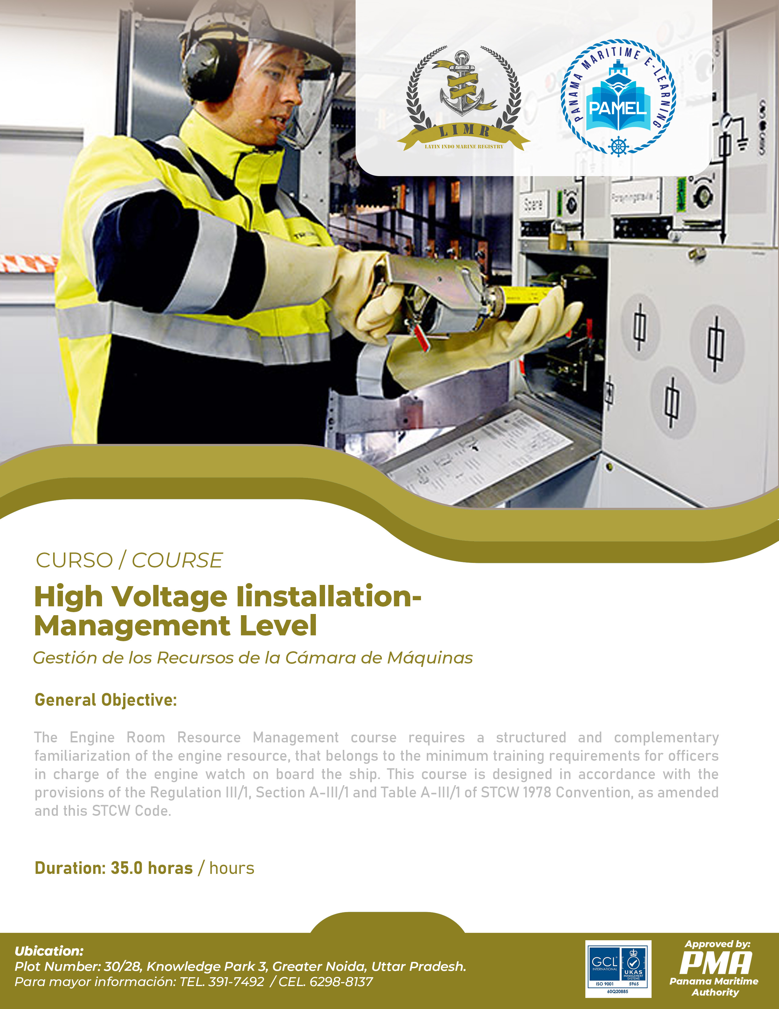 High Voltage Installation -  Management Level