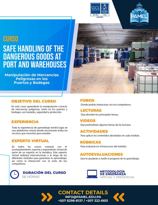 11. Safe Handling of the Dangerous Goods at Port and Warehouses