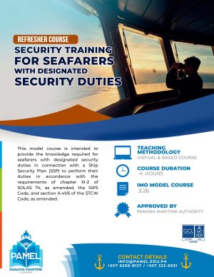 8. Refresher Course of Security Training for Seafarers with designated Security Duties