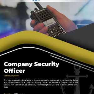 8. Company Security Officer