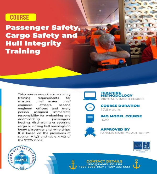 16. Passenger Safety, Cargo Safety and Hull Integrity Training