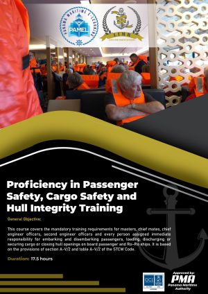 Proficiency in Passenger Safety, Cargo Safety and Hull Integrity Training