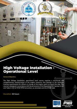 High Voltage Installation - Operational Level